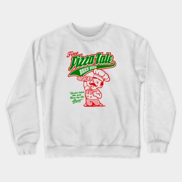 FINE PIZZA TALE Crewneck Sweatshirt by KERZILLA